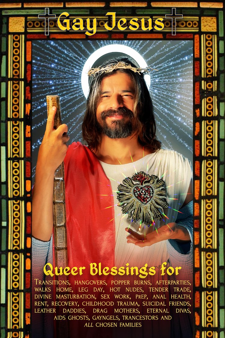Gay Jesus Candle Decal