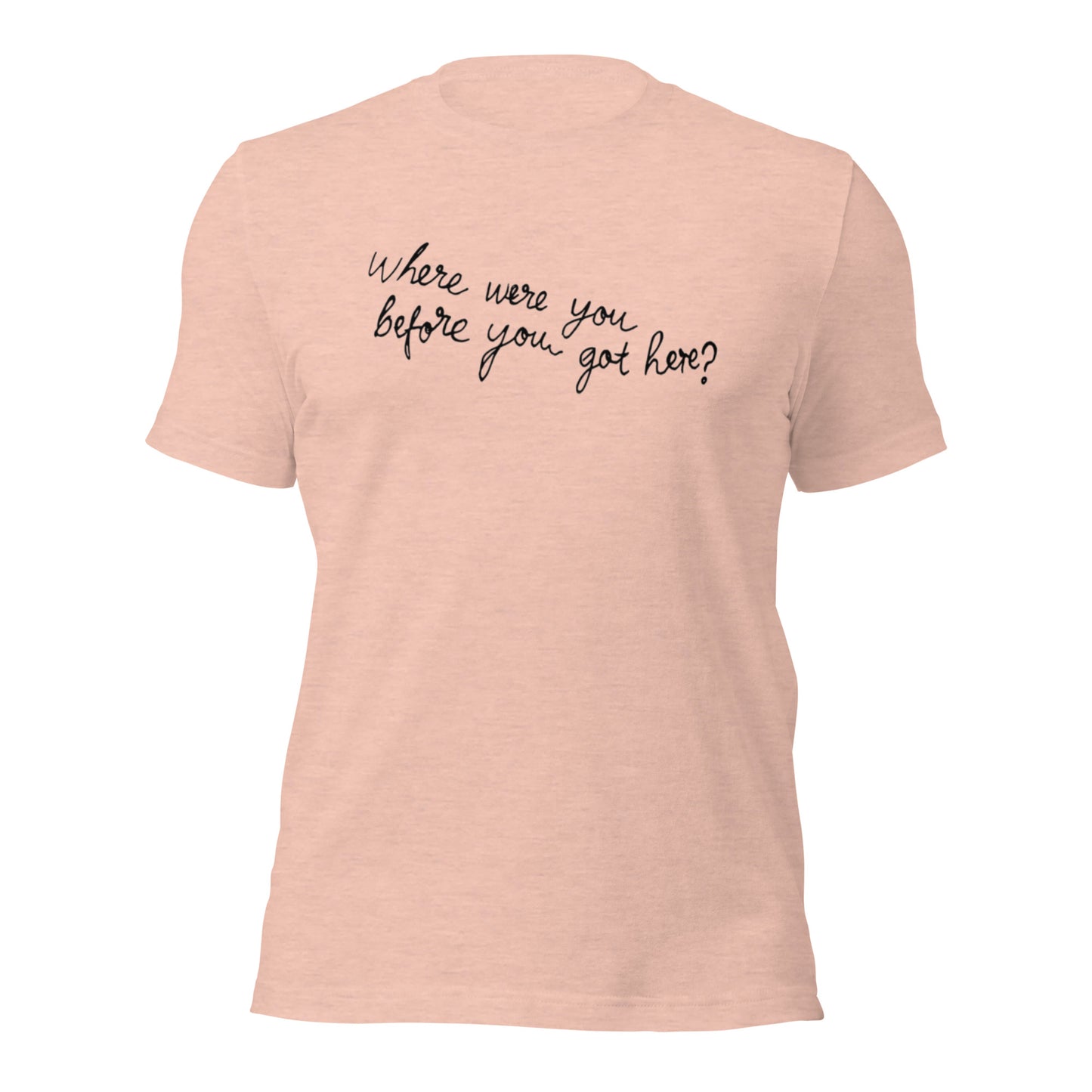 Where Were You Before You Got Here? T-shirt